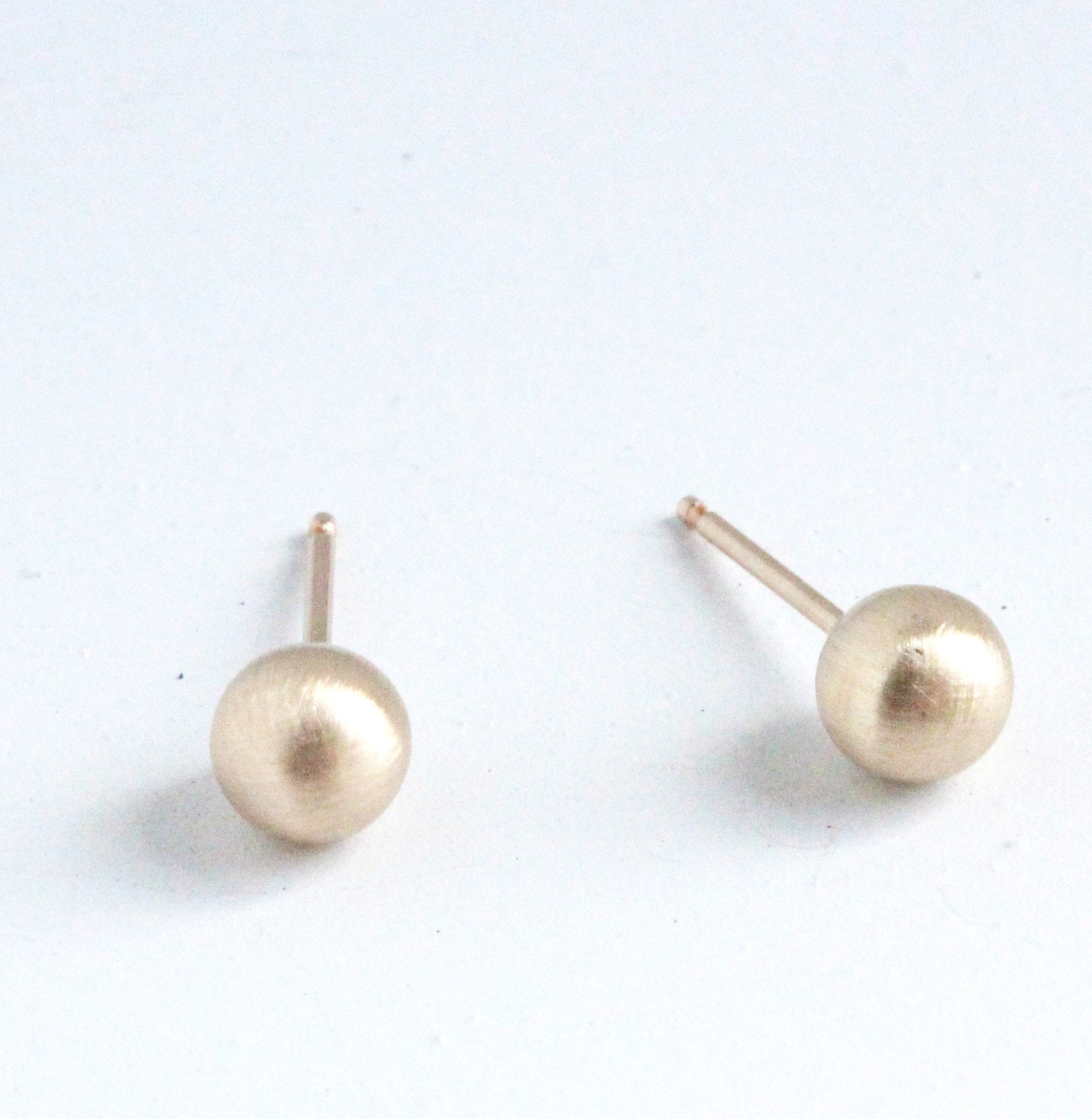 Matte Gold hoop earrings