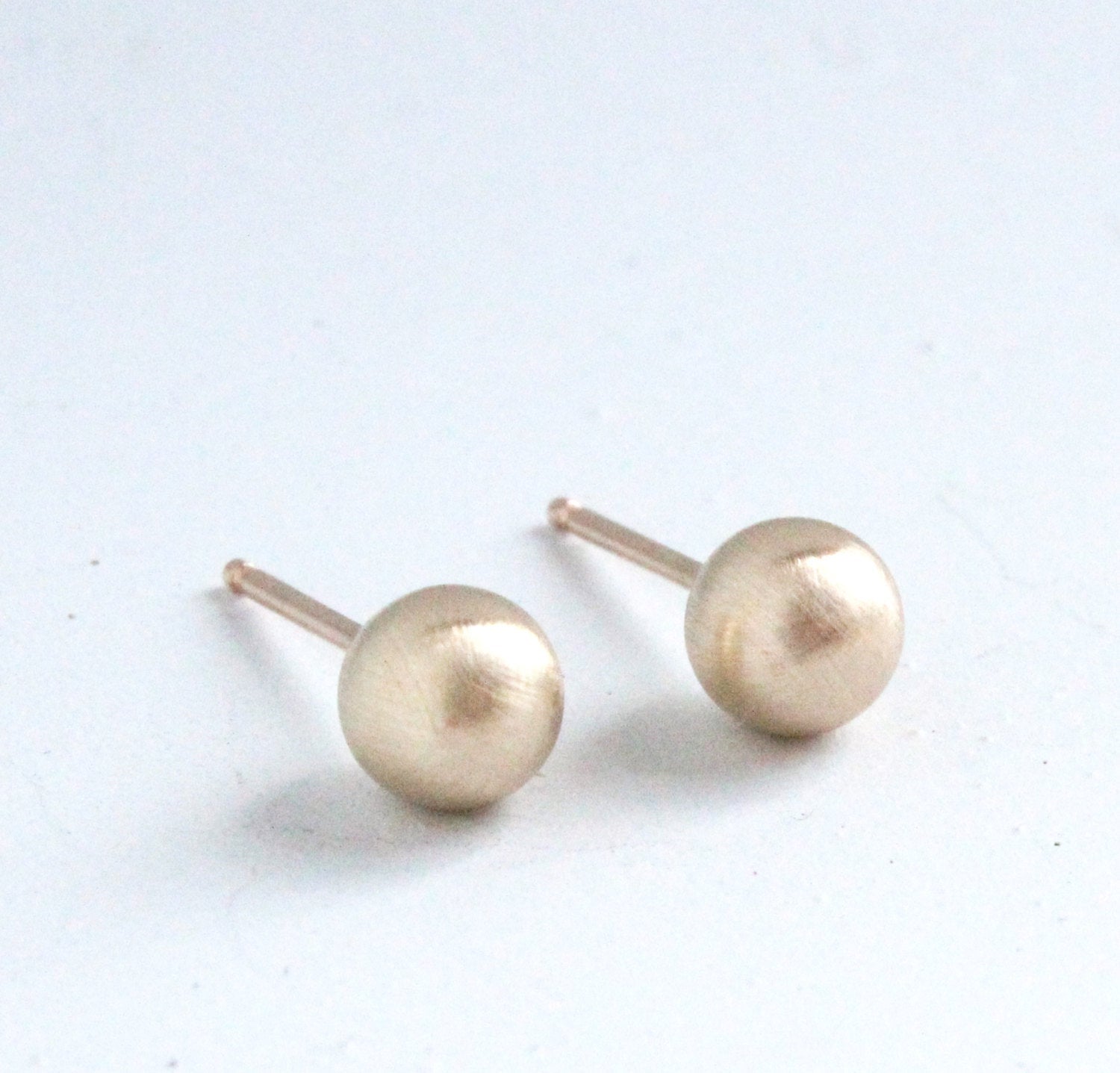 Pearl Matte Gold Earrings – Deborah Grivas