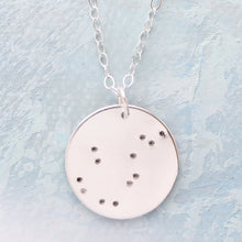 Load image into Gallery viewer, Personalized jewelry, Zodiac Constellation Necklace, Aquarius necklace, zodiac charm, star sign pendant